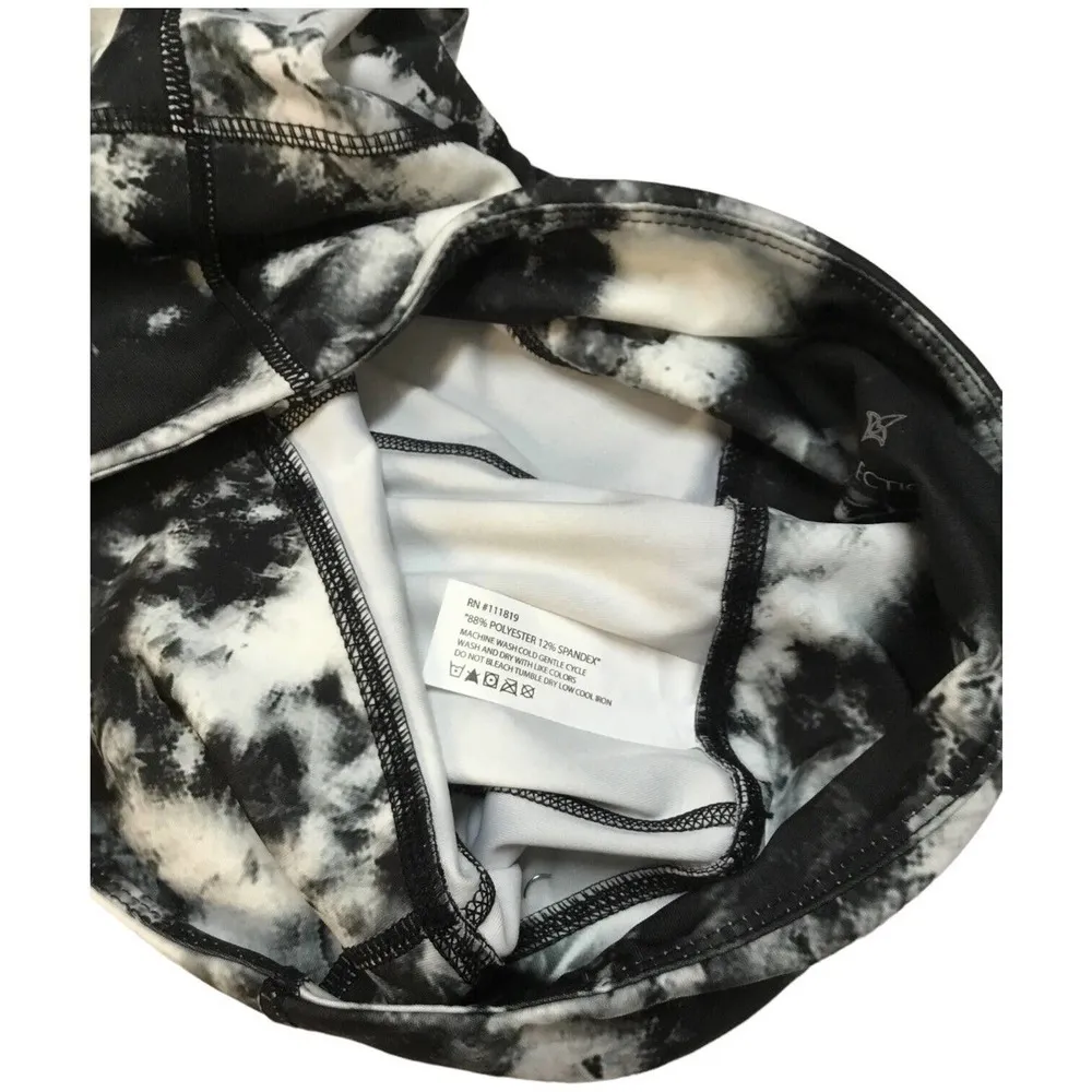 New S.O.I. Collection Tie Dye Leggings Cell Pocket High Rise Support Black M Size M - Image 6