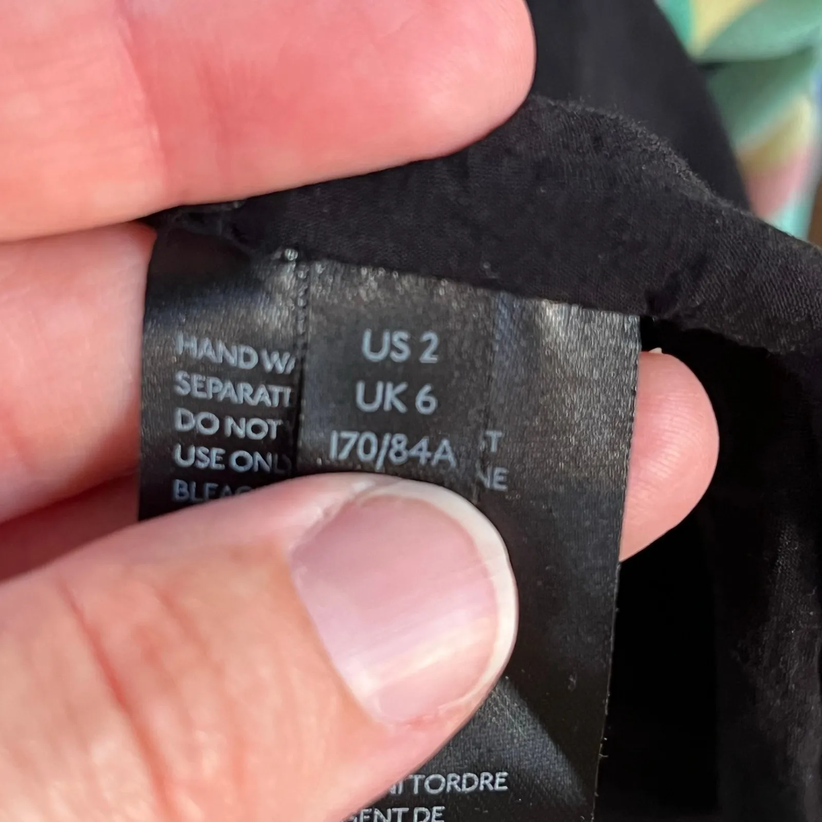 Anthropologie Kenzie Asymmetrical Midi Dress Colorful Geometric Print Size 2 - Image 11