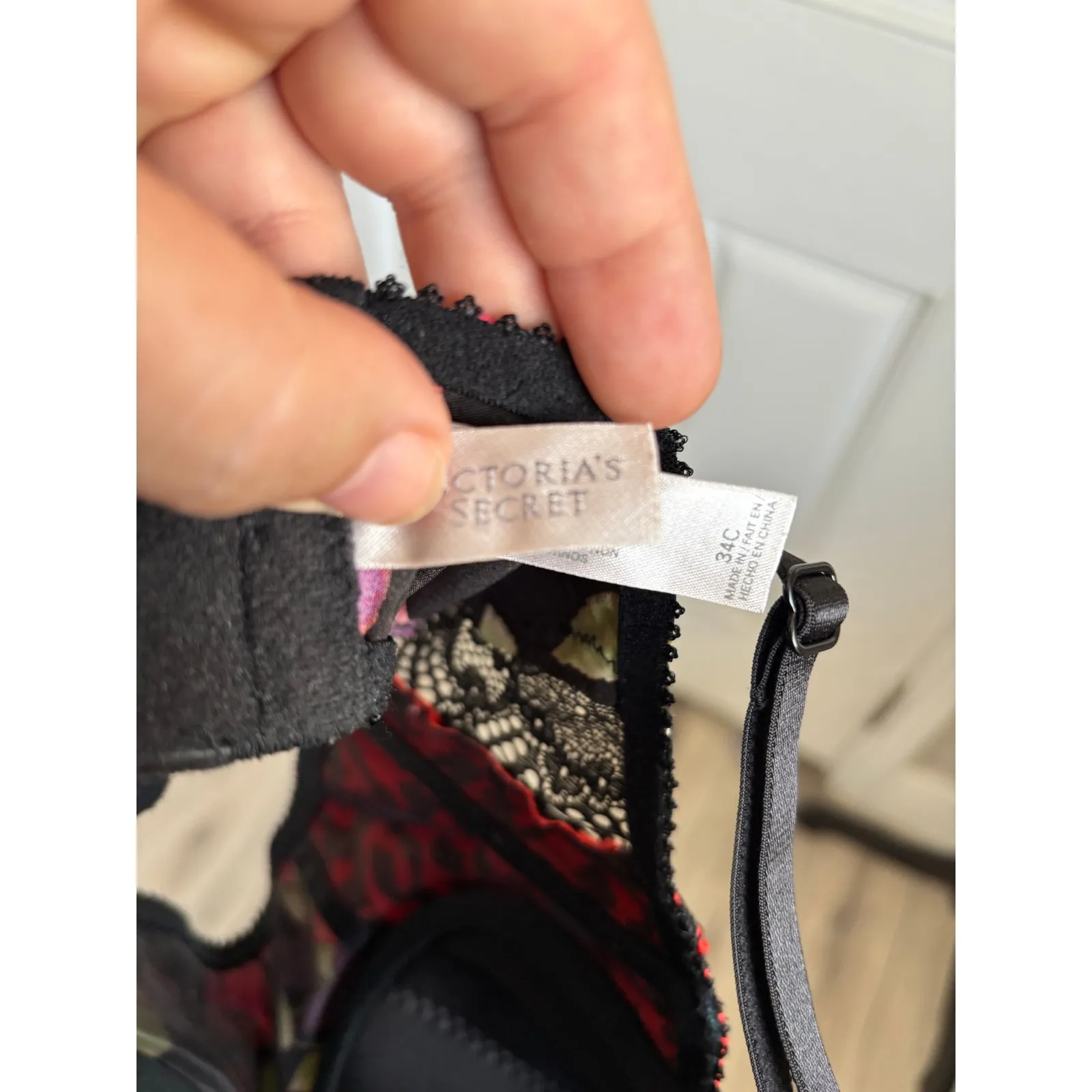 Victoria Secret rose leopard bustier bra size 34c - Image 5