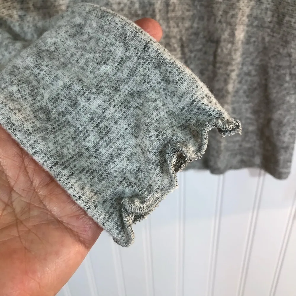 Acemi NWT Juniors Mock Ruffled Grey Turtleneck S - Image 3