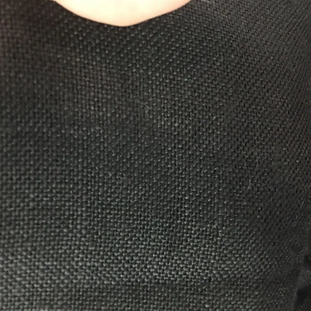 Jennifer Moore black Linen mini skirt 8 - Image 6