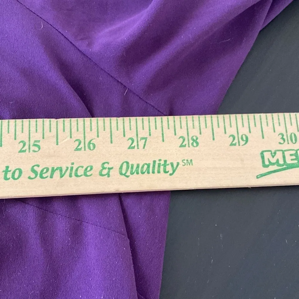 Jaclyn Smith  size 3XL purple zip front blouse - Image 5