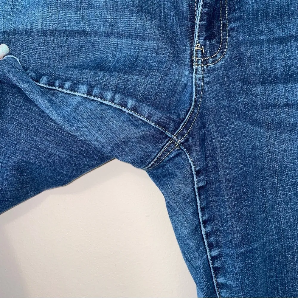 Chico’s Straight Leg Dark Wash Jeans Size 2.5R or 14 - Image 3