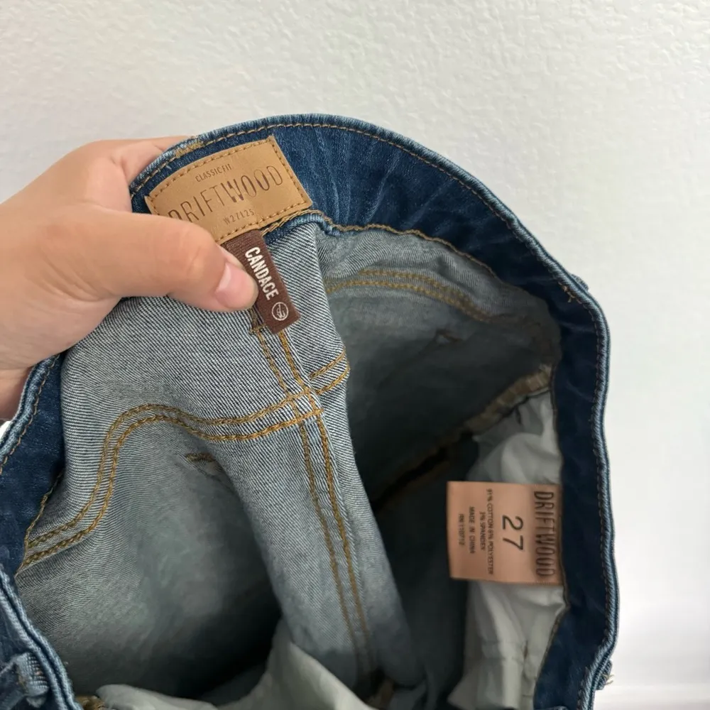 Driftwood Candace Cropped Scalloped Jeans 27 - Image 6