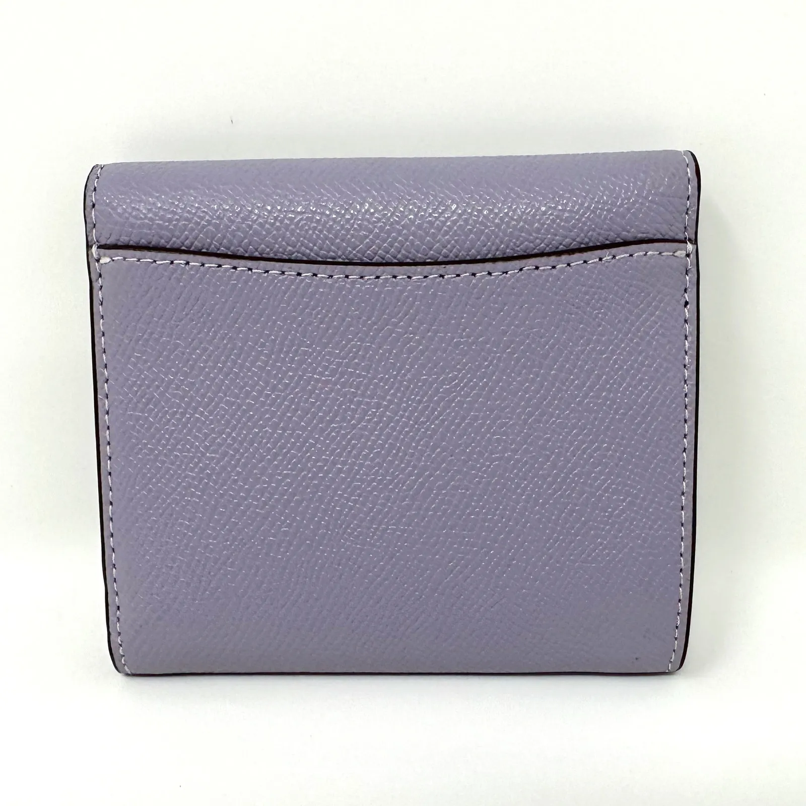 Coach Small Trifold Wallet in Mist Purple Leather CF427 - Image 3