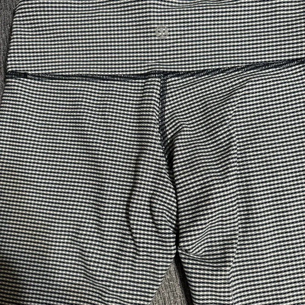 Lululemon Wunder Under Crop Gingham Plaid Leggings - Image 8
