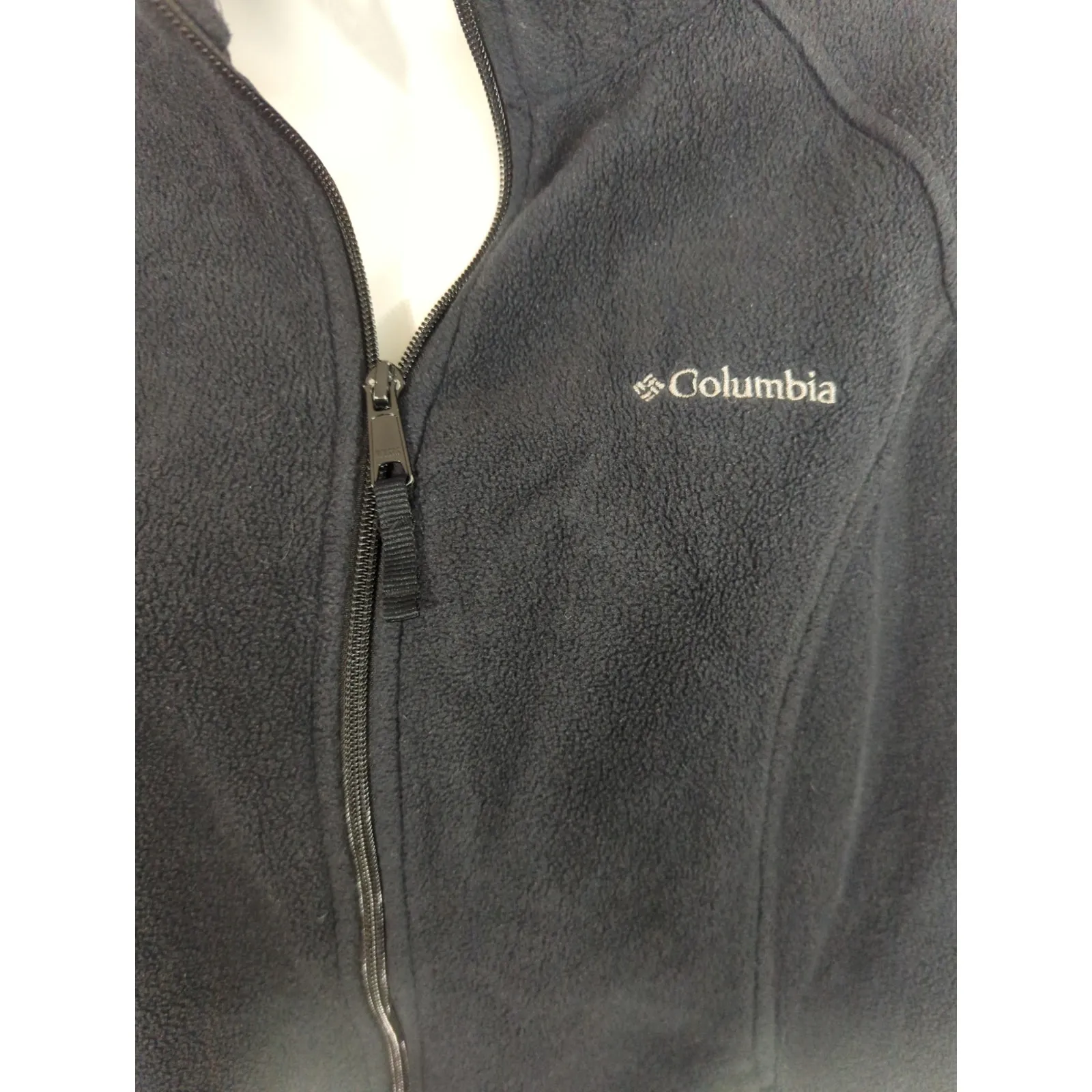 Columbia Benton Springs Full Zip Fleece Black Jacket Women's L Breathable Warm - Image 4