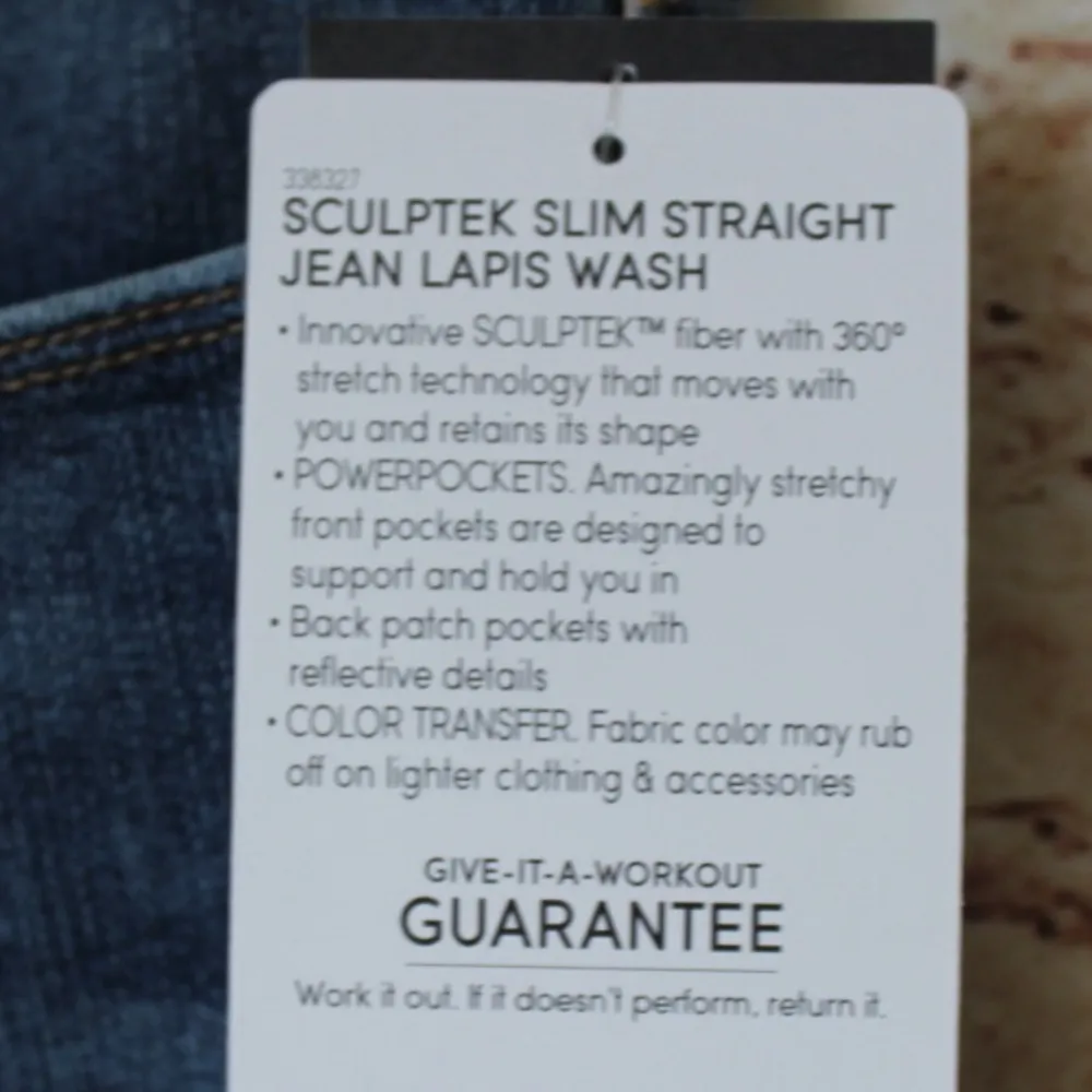 Athleta | Scultptek Slim Straight Crop Jeans Lapis Wash - Image 10