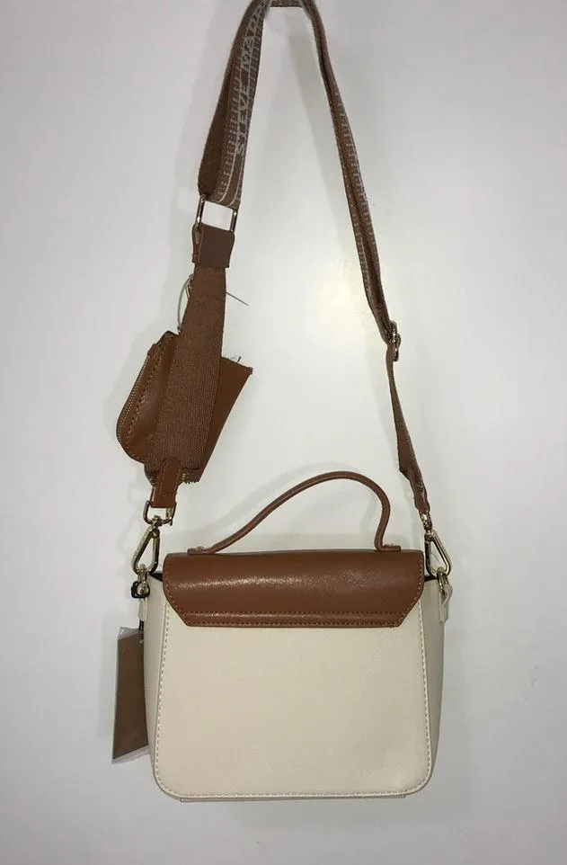 Steve Madden Crossbody with Pouch, Guitar Strap in Bone NWT - Image 3