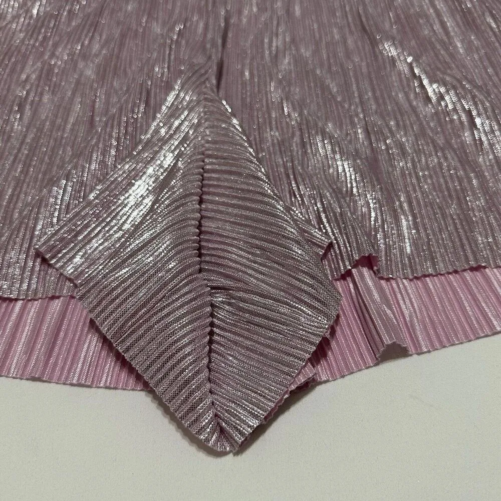 Victoria's Secret Pink Shimmer Pull On PJ Pajama Lounge Shorts Sz M Medium - Image 3