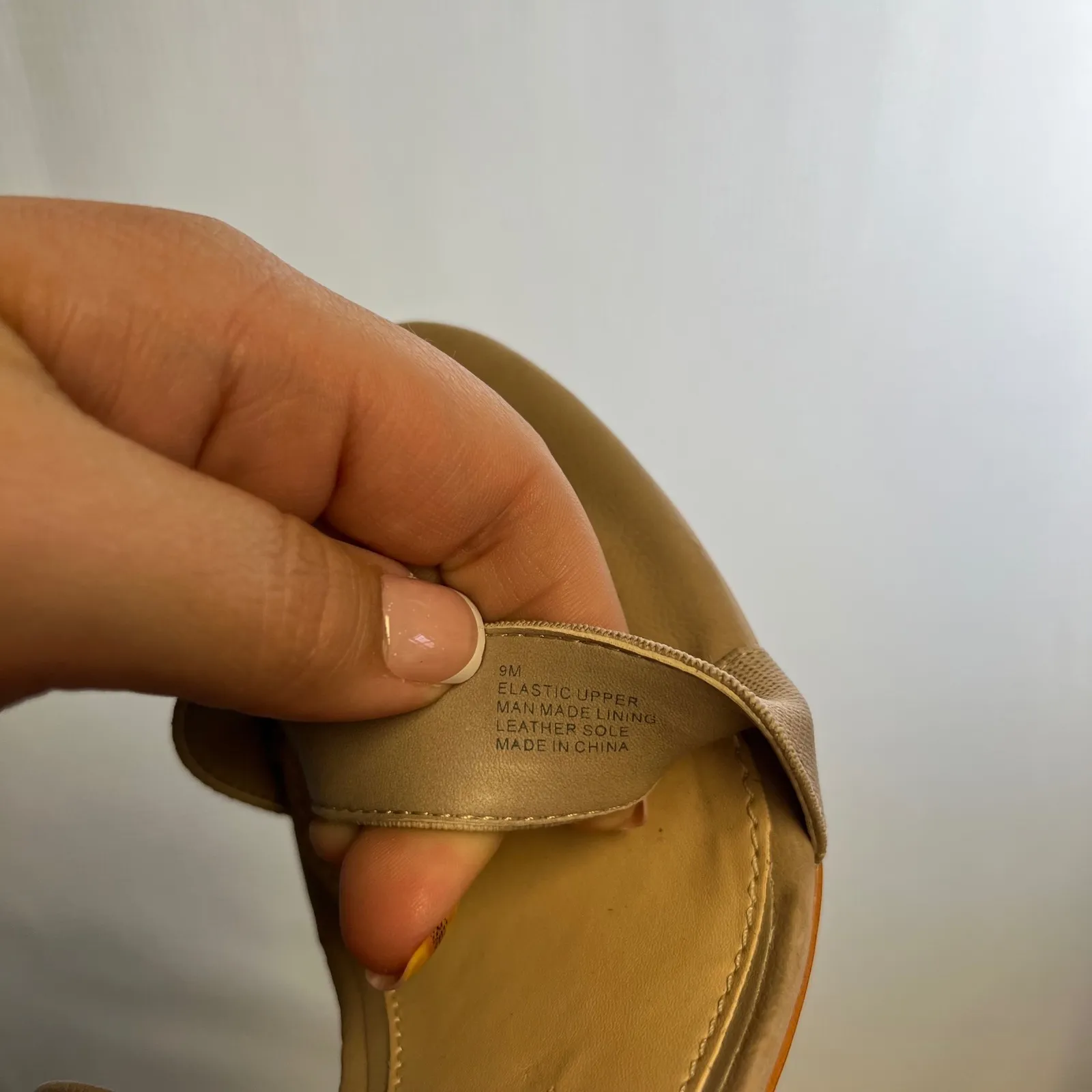 Gianni Bini Womens Heels Elastic Straps Block Heel Sandals Size‎ 9M Taupe - Image 7