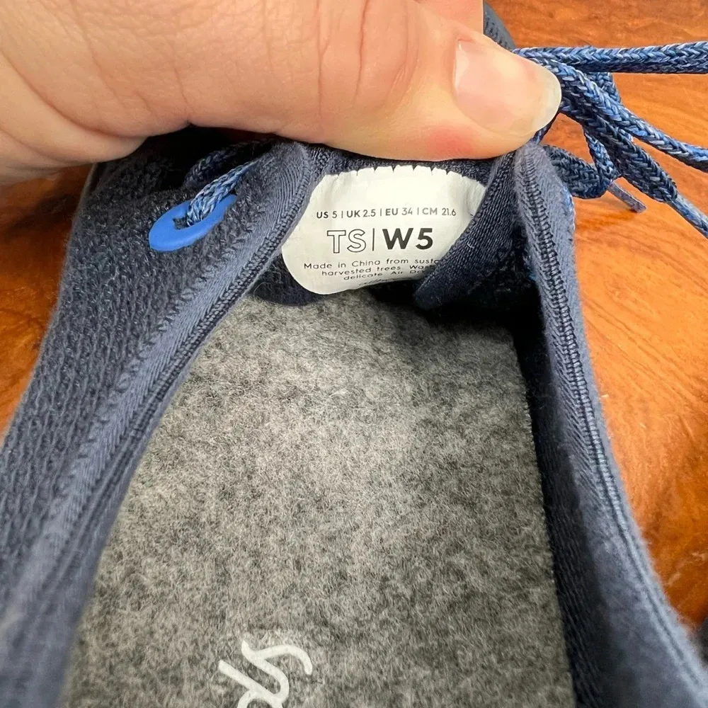 Allbirds Tree Skippers Sneakers Blue Womens Size 5 Lightweight Casual Low Top - Image 8