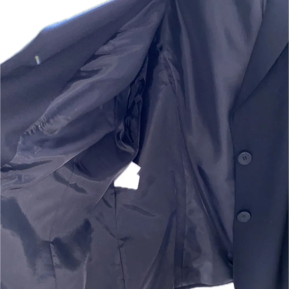 🤎 Jones New York Lightweight Stretch Wool-Blend 2-Button Lined Blazer Brown 22W - Image 10