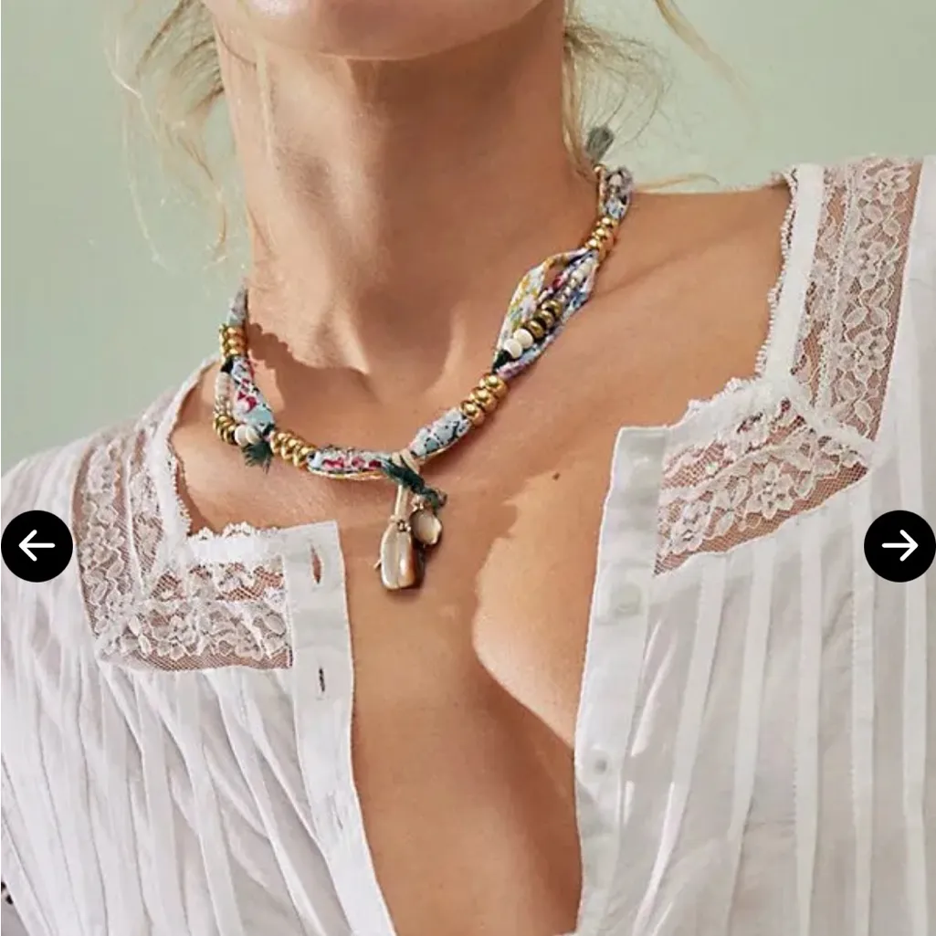 Free People x ARIANA OST Alpha Choker - Multicolor - Image 2