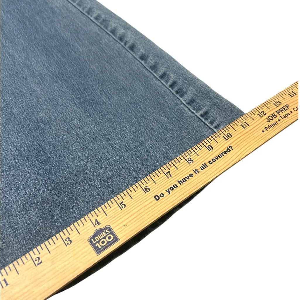 Free People  Bohemian‎ Jeans Women Sz W29  Flare Bell Bottom Mid Rise Elastic - Image 5