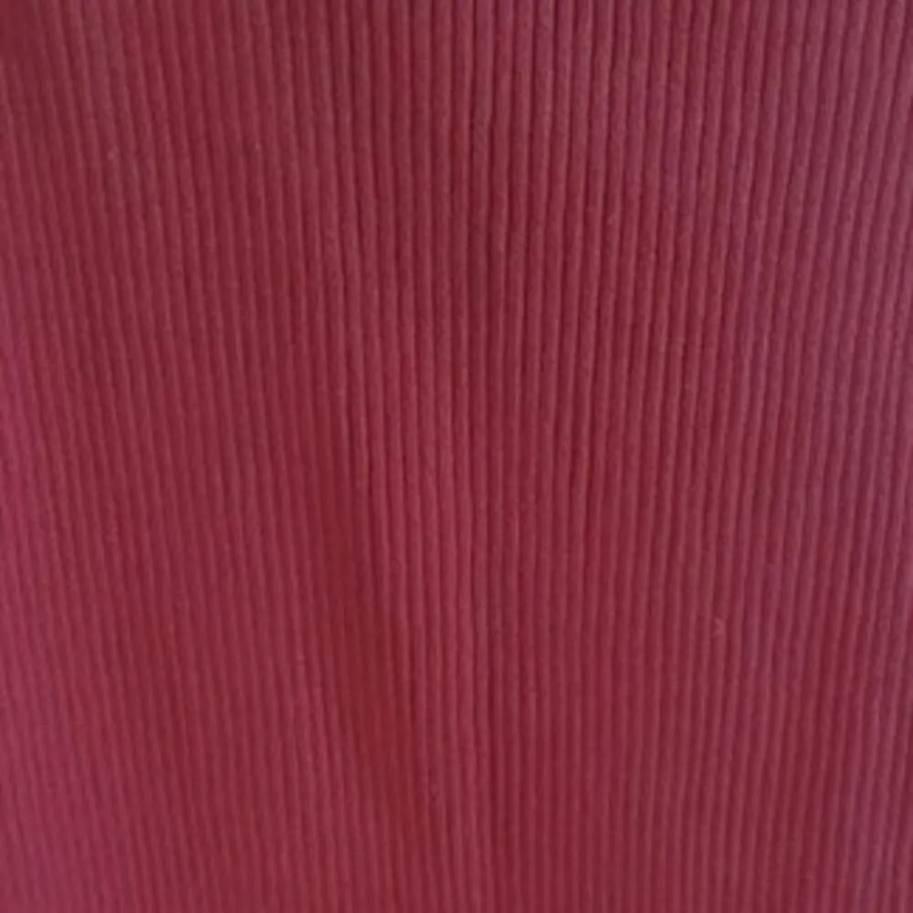 Liz Claiborne Vest Women's Small Burgundy Red Full Zip Vest with Sweater Back - Image 2