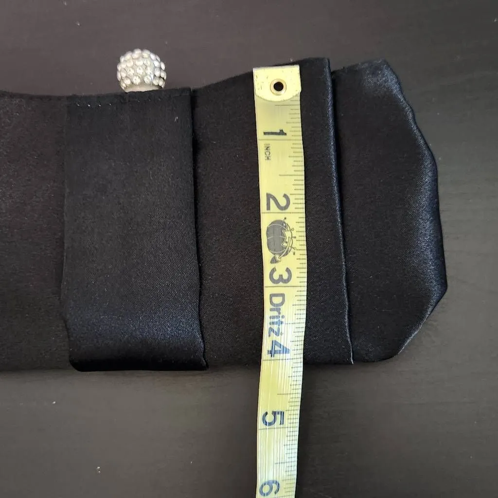 Black Formal Clutch with Silver - Image 6