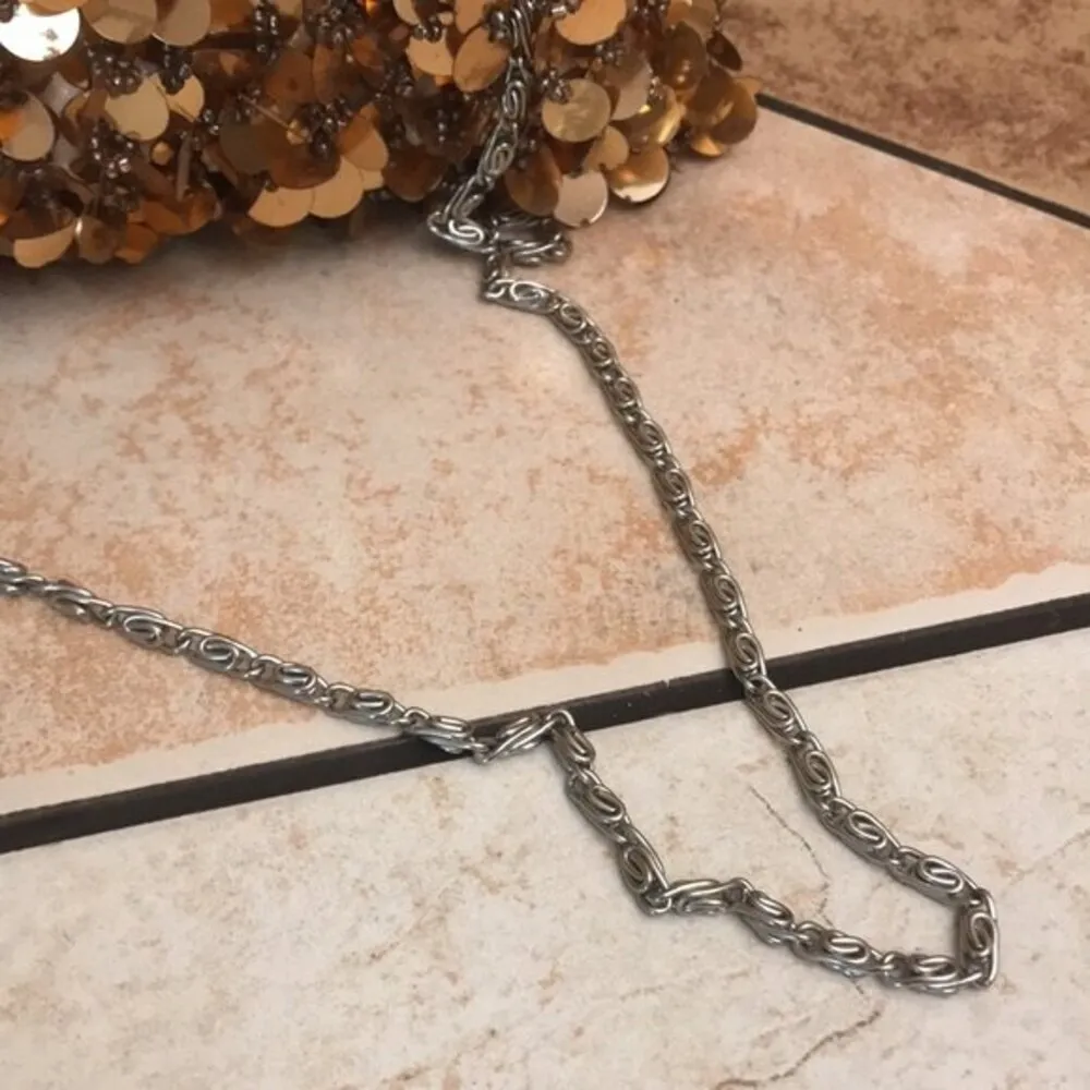 Vintage Y2K gold sequin beaded clutch cocktail purse evening bag with chain - Image 5