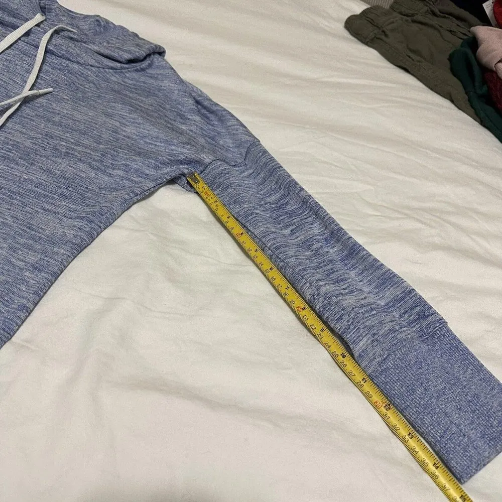 Marc New York by Andrew Marc Performance Classic Heathered Blue Hoodie Sz S - Image 9