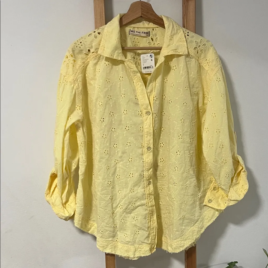 WE THE FREE May Washed Eyelet Shirt - Image 2
