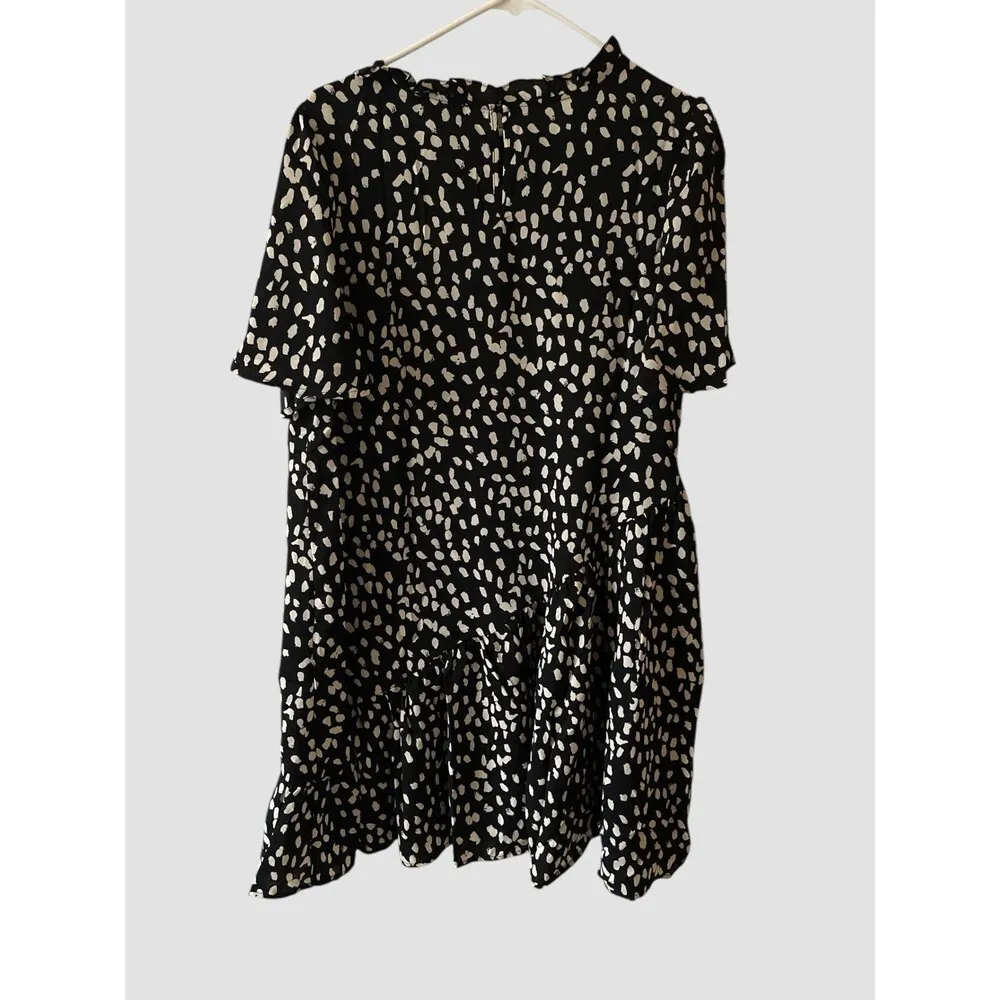 Hayden LA Women’s Dress Mini Asymmetrical Flowy Keyhole Back 3/4 Sleeve Lg NWT - Image 5