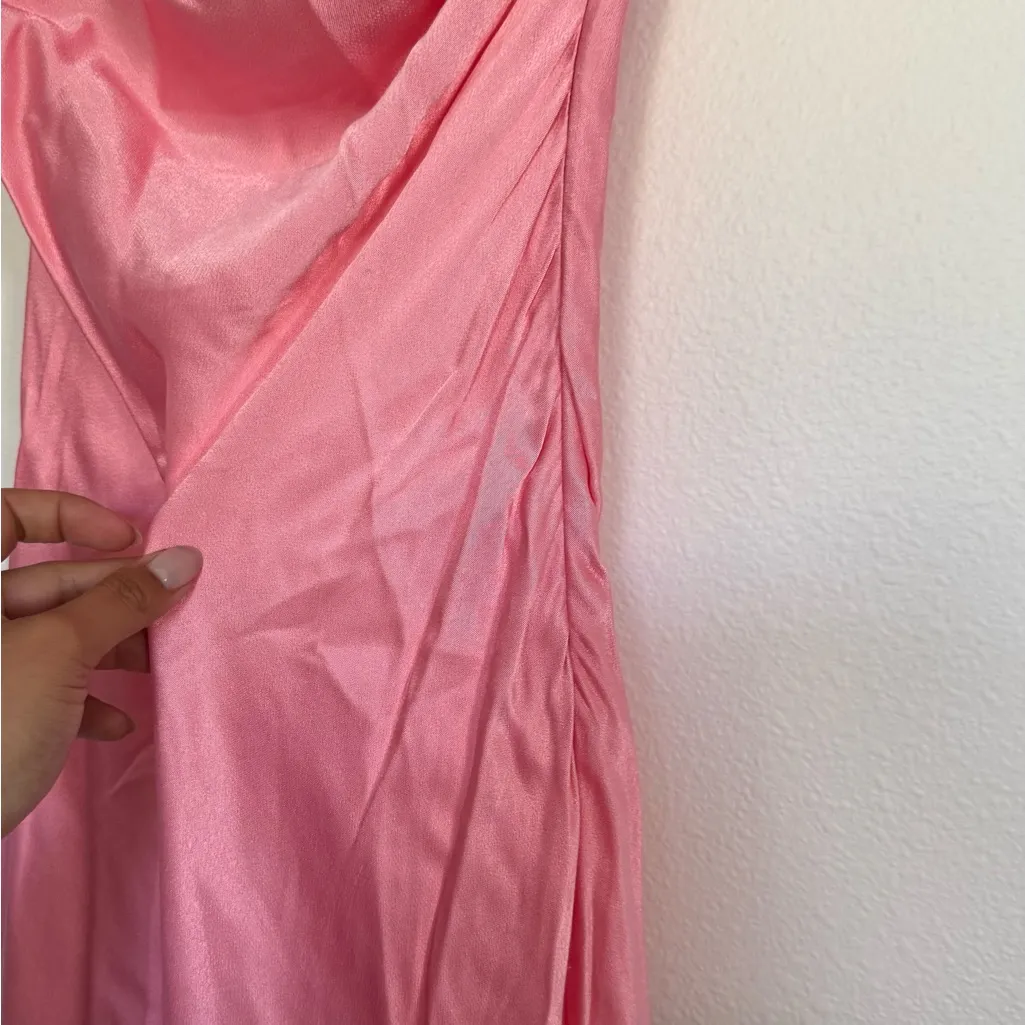 NWT SNDYS. Strapless Pink Dress Size XXS - Image 5