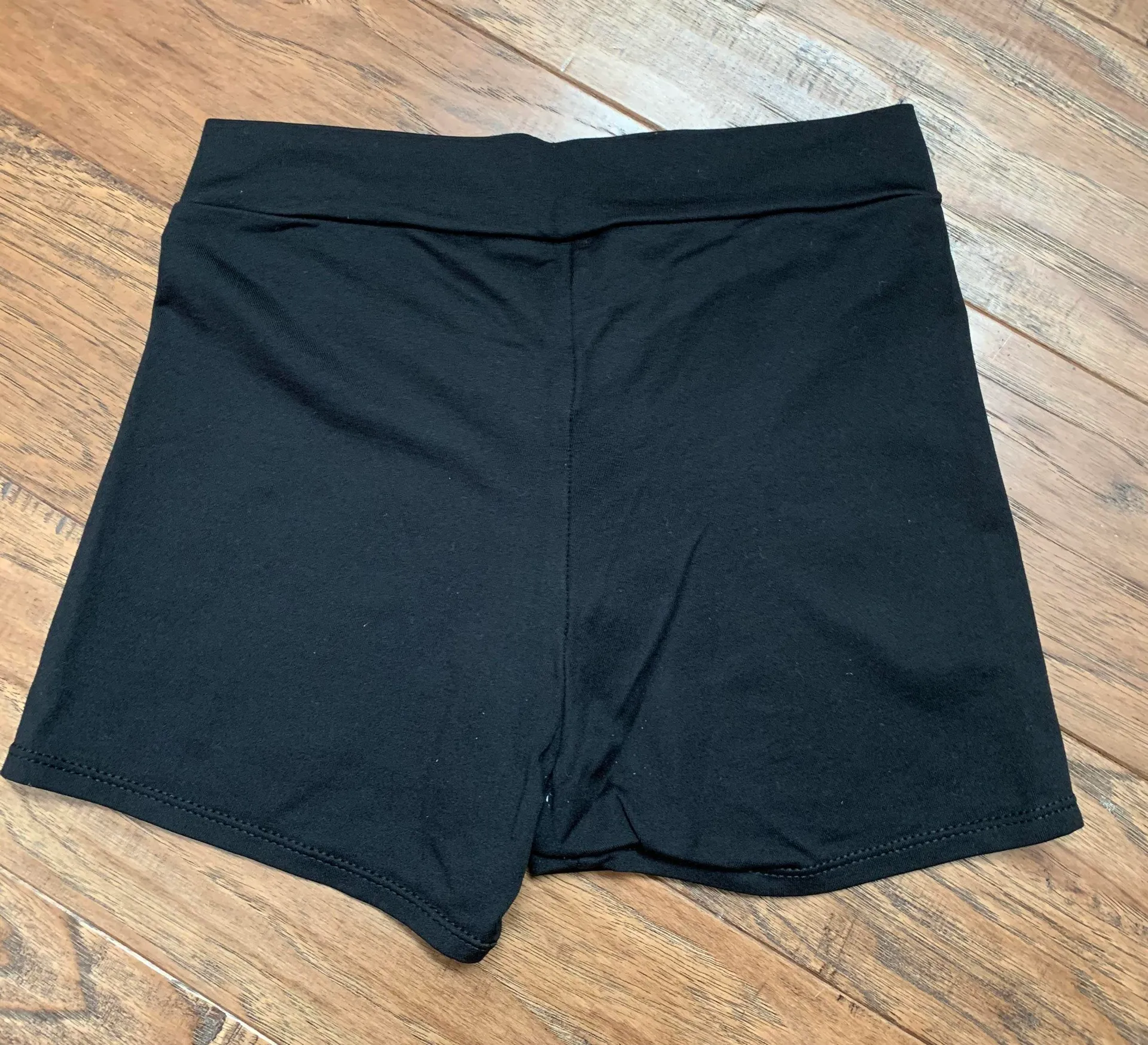 Black Spandex Shorts Size M - Image 2