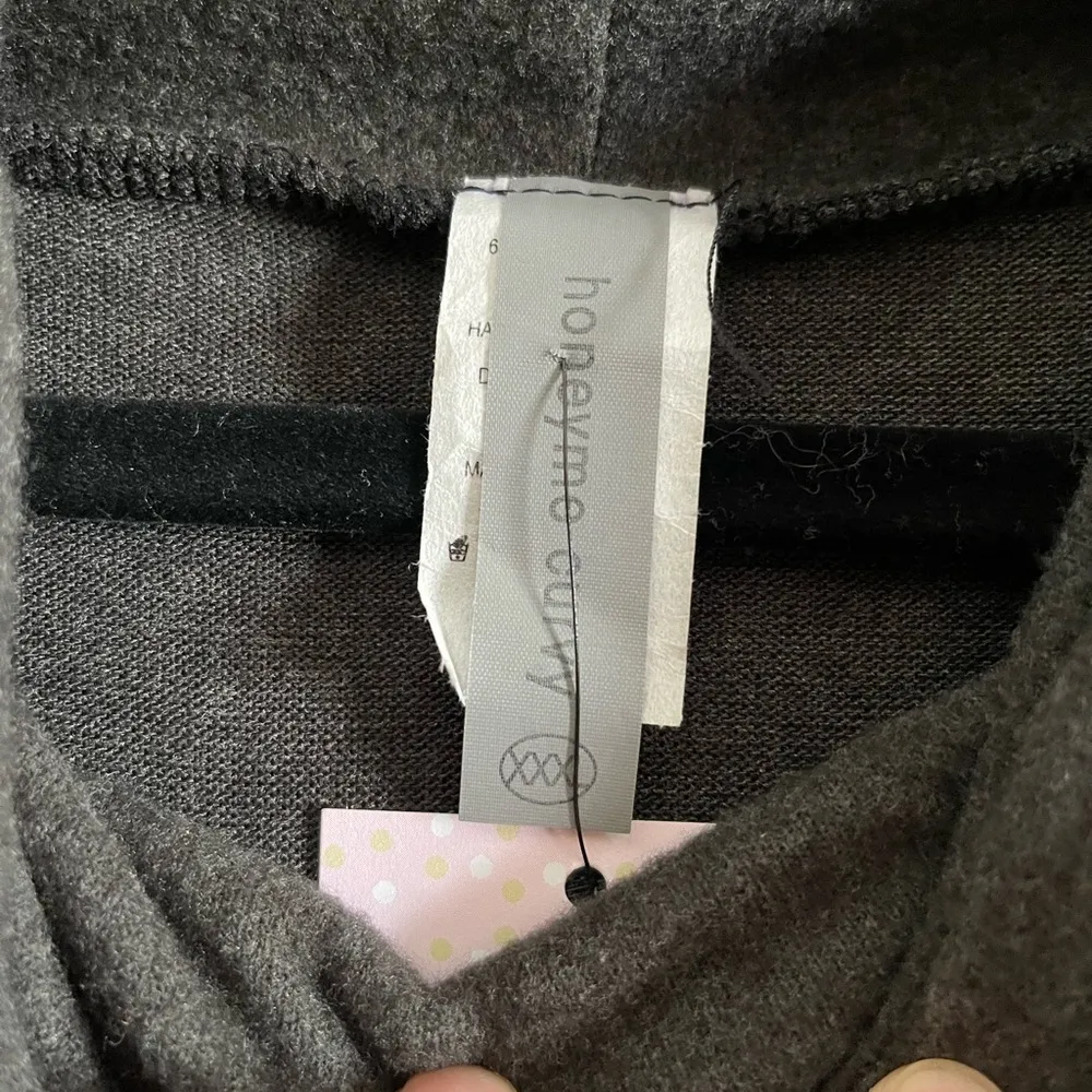 Honeyme  gray cowl neck sweater - Image 2