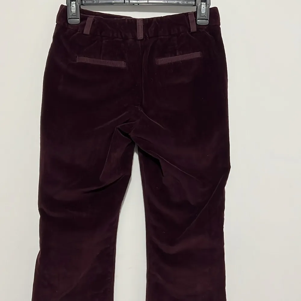 Banana Republic The Martin Fit Corduroy Pants Burgundy Size 0 EUC - Image 5