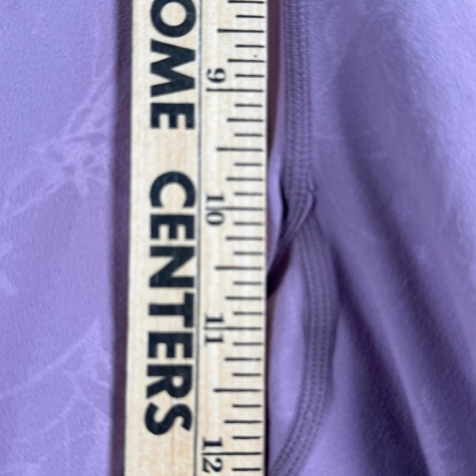 Zyia Active Leggings Womens 8-10 Purple Cropped Pockets Floral Casual Athleisure - Image 12