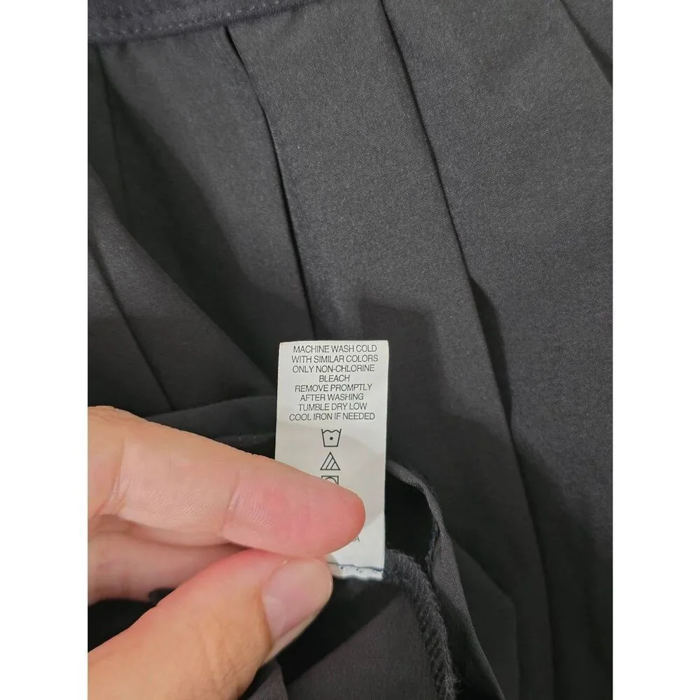 Pacsun PAC1980 Pleated Mini Skort Size Extra Small Black Athletic NWT - Image 8