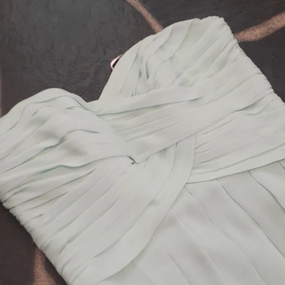 David’s Bridal Mint Green Maxi Dress SIZE 2 - Image 3