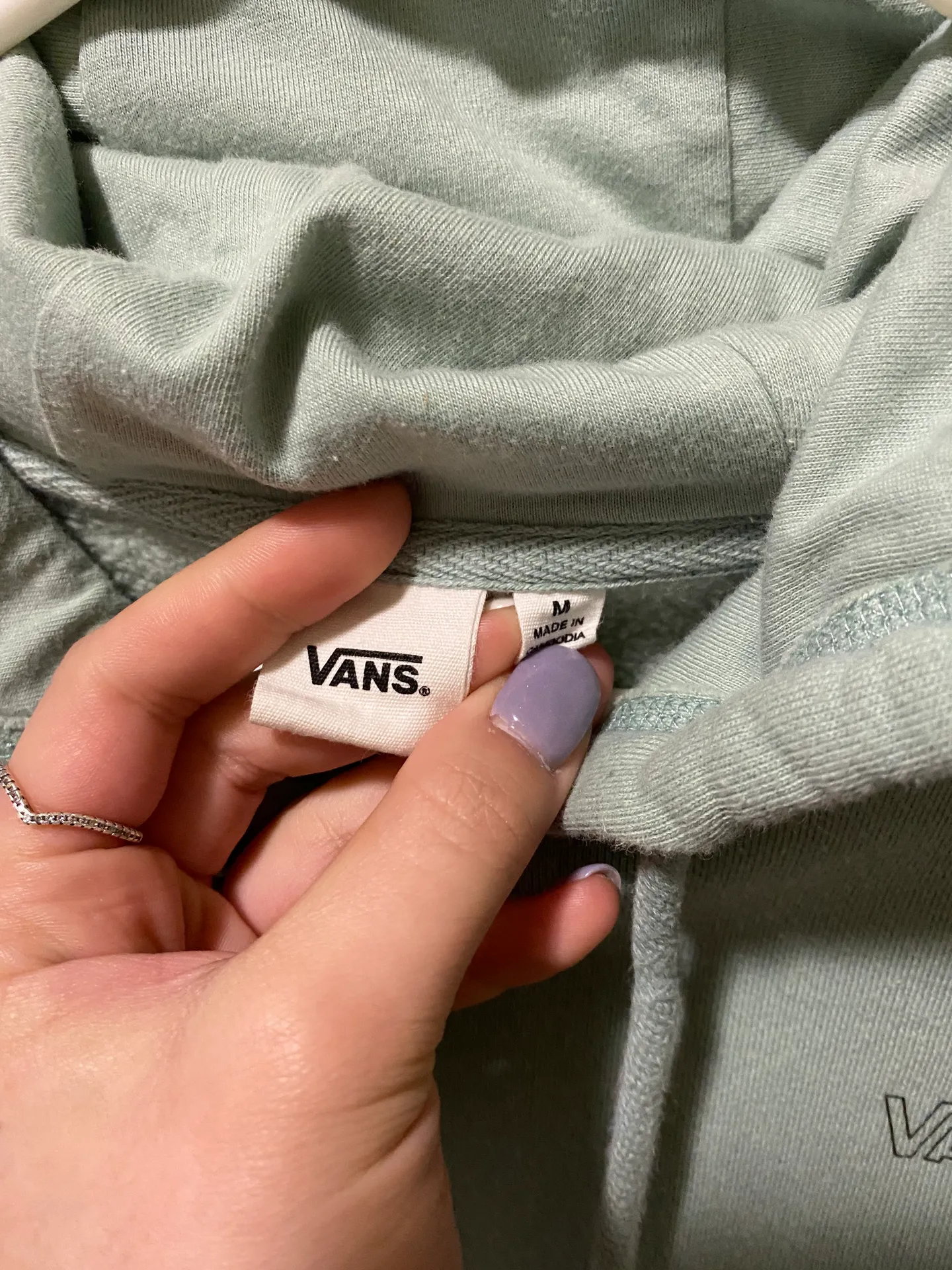 Vans Cropped Sweatshirt - Image 4