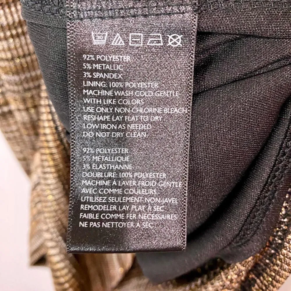 Ecote Women’s Space Dye Bodycon Midi Dress Sleeveless Racerback Brown M EUC - Image 5