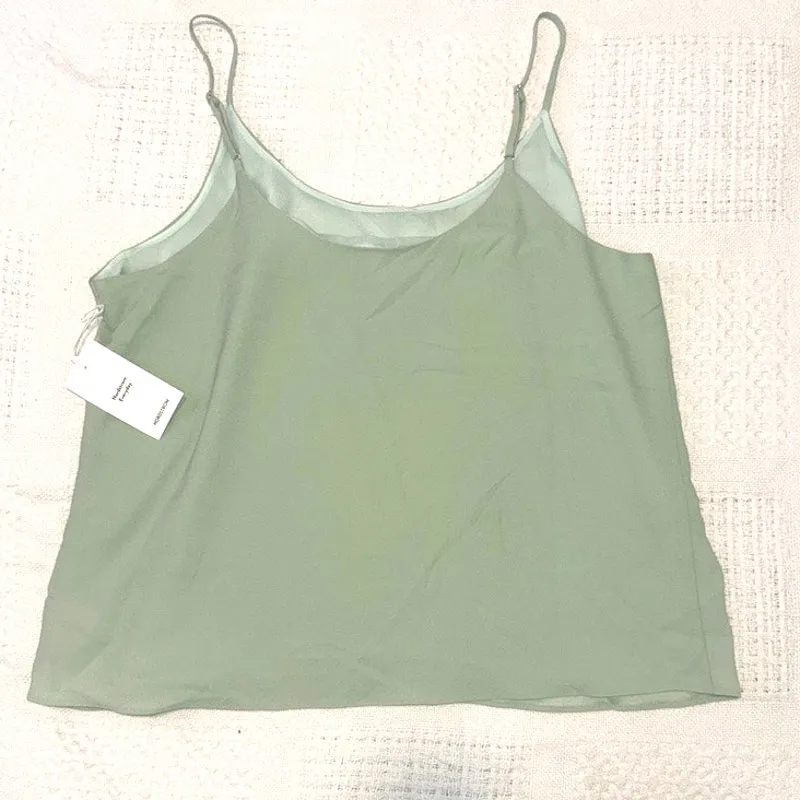new Nordstrom XL cami top mint flounce drapey TS 307848 - Image 6
