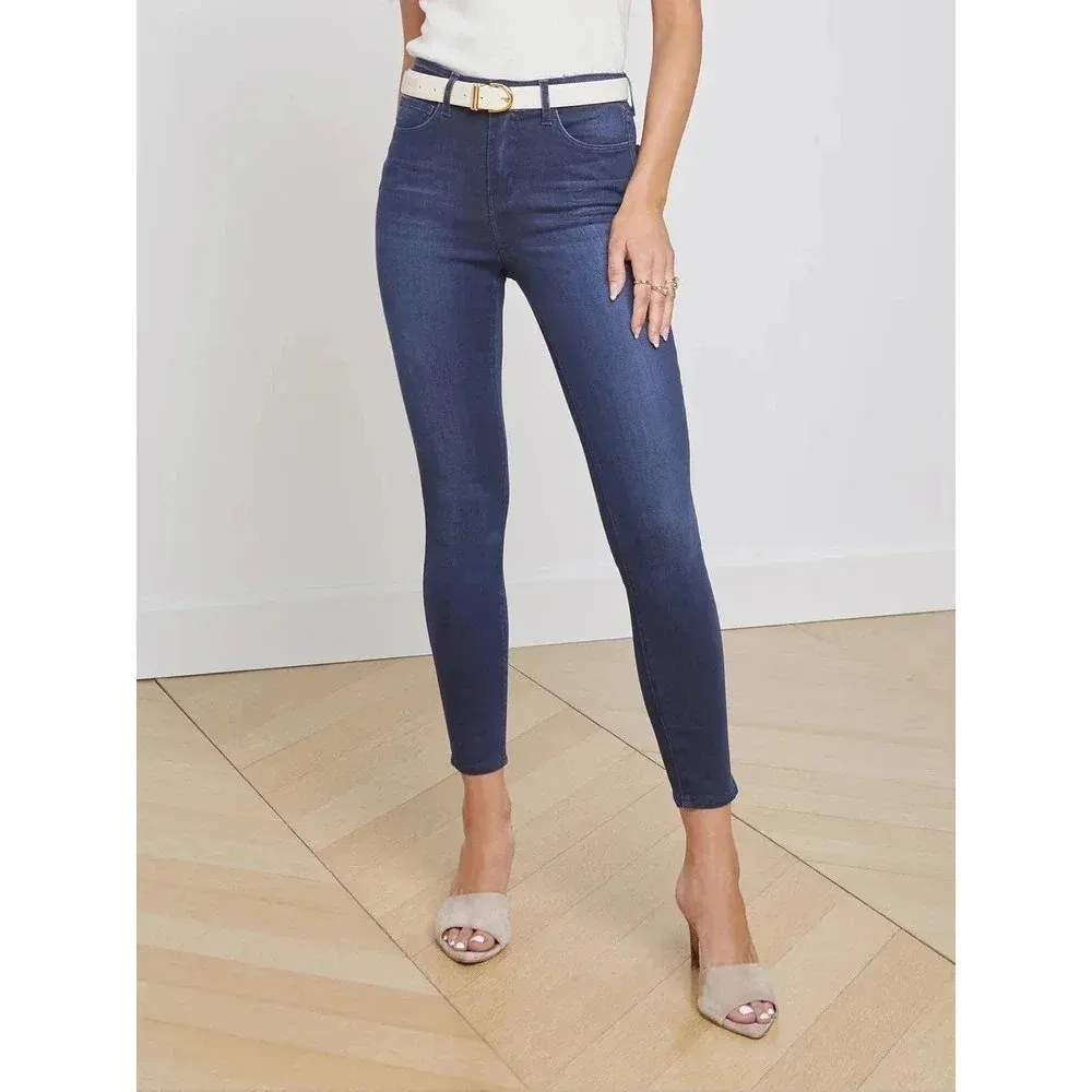 EUC $265 L’AGENCE Margot Skinny Jean - High Rise Luxury Stretch Denim - Image 2