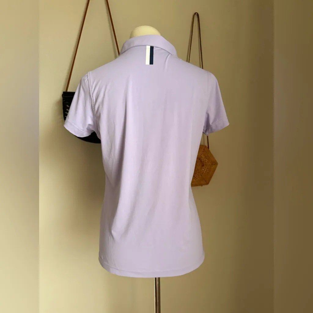 Rhoback Golf Prep Polo Shirt, Size Small Purple - Image 3
