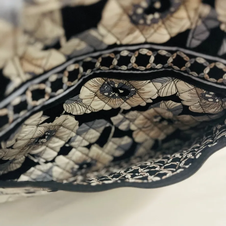 Vera Bradley | Black and White Floral Weekender Tote Travel Bag - Image 6