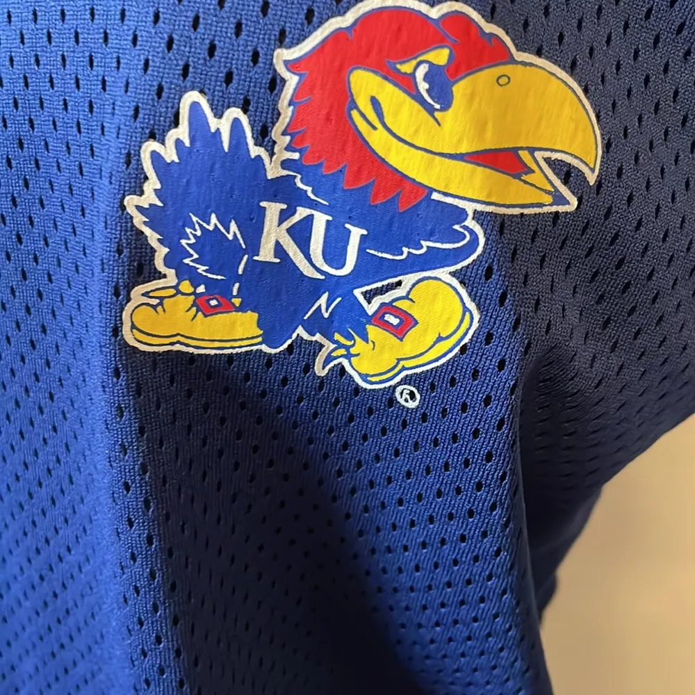 Size L Reversible Kansas Jayhawks Racerback Tank Top C1 - Image 6