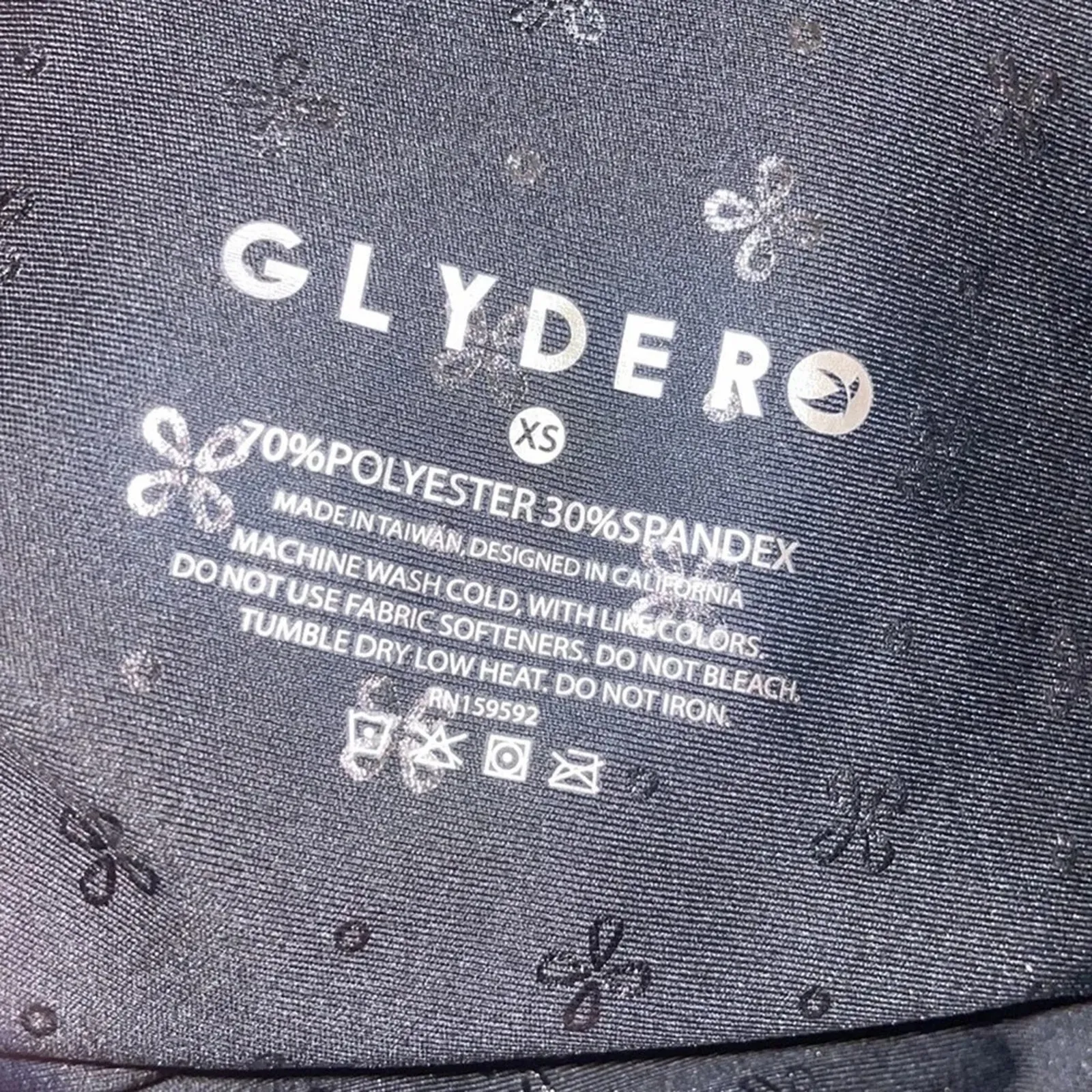 Glyder Women’s High Power II Bike Shorts Size XS in Black / Silver Gloss - Image 3