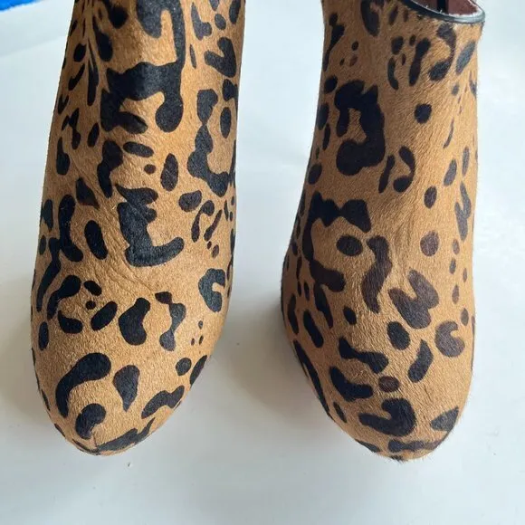 Vince Camuto Brown‎ Jerrell Leopard Platform Boots/ - Image 4