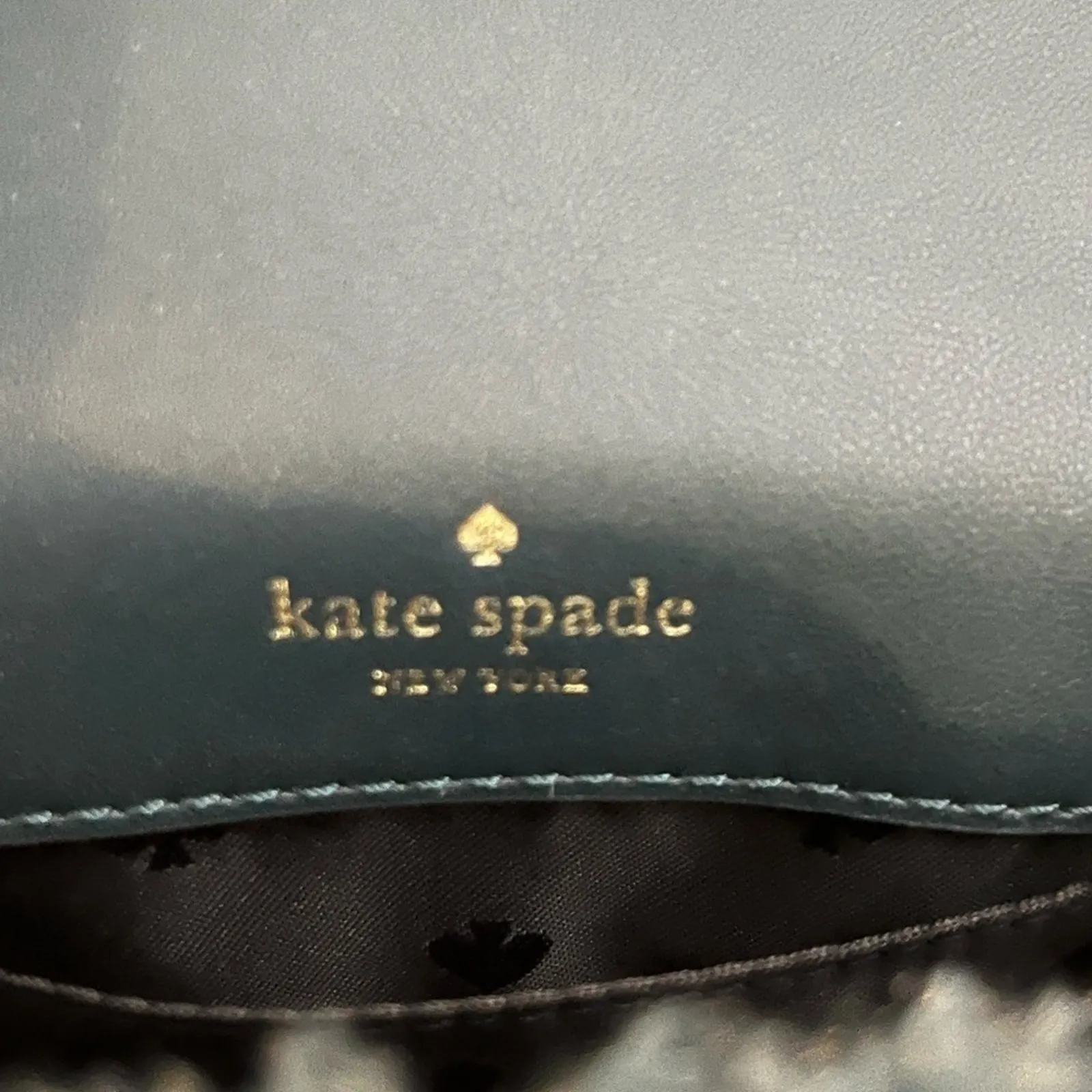 Kate Spade Audrey Faux Shearling Micro Crossbody Bag  Peacock Green NWT (K9280) - Image 5