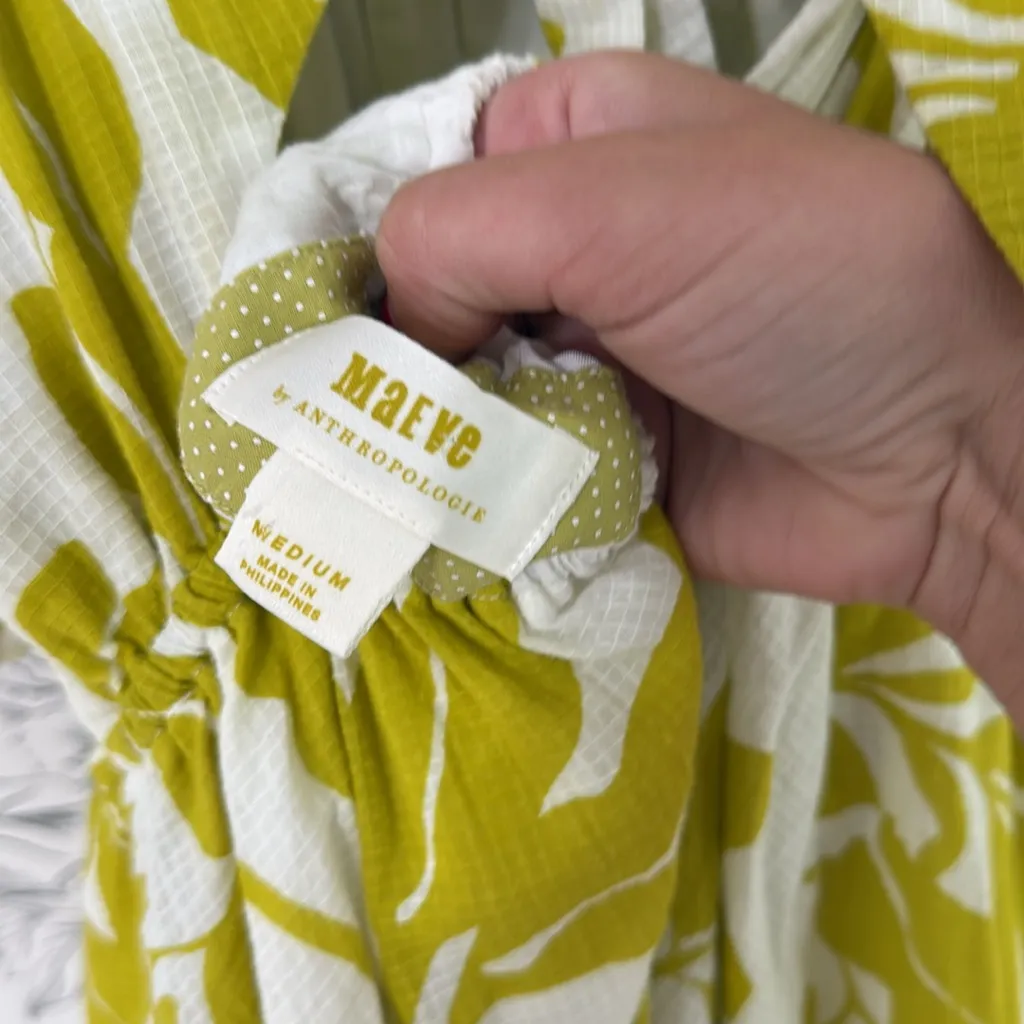 Maeve Anthropologie Feliciana tropical print mini dress - Image 5