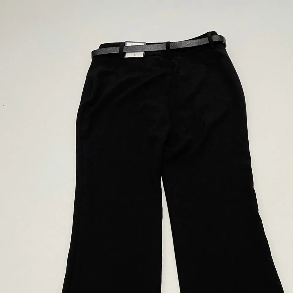 Charter Club Trouser Dress Pants‎ With Belt Black 6 - Image 15