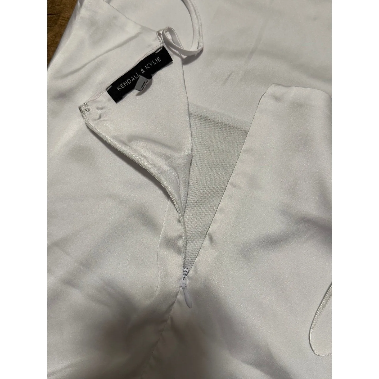 Pacsun Satin cowl neck silky flowy mini dress - Image 6