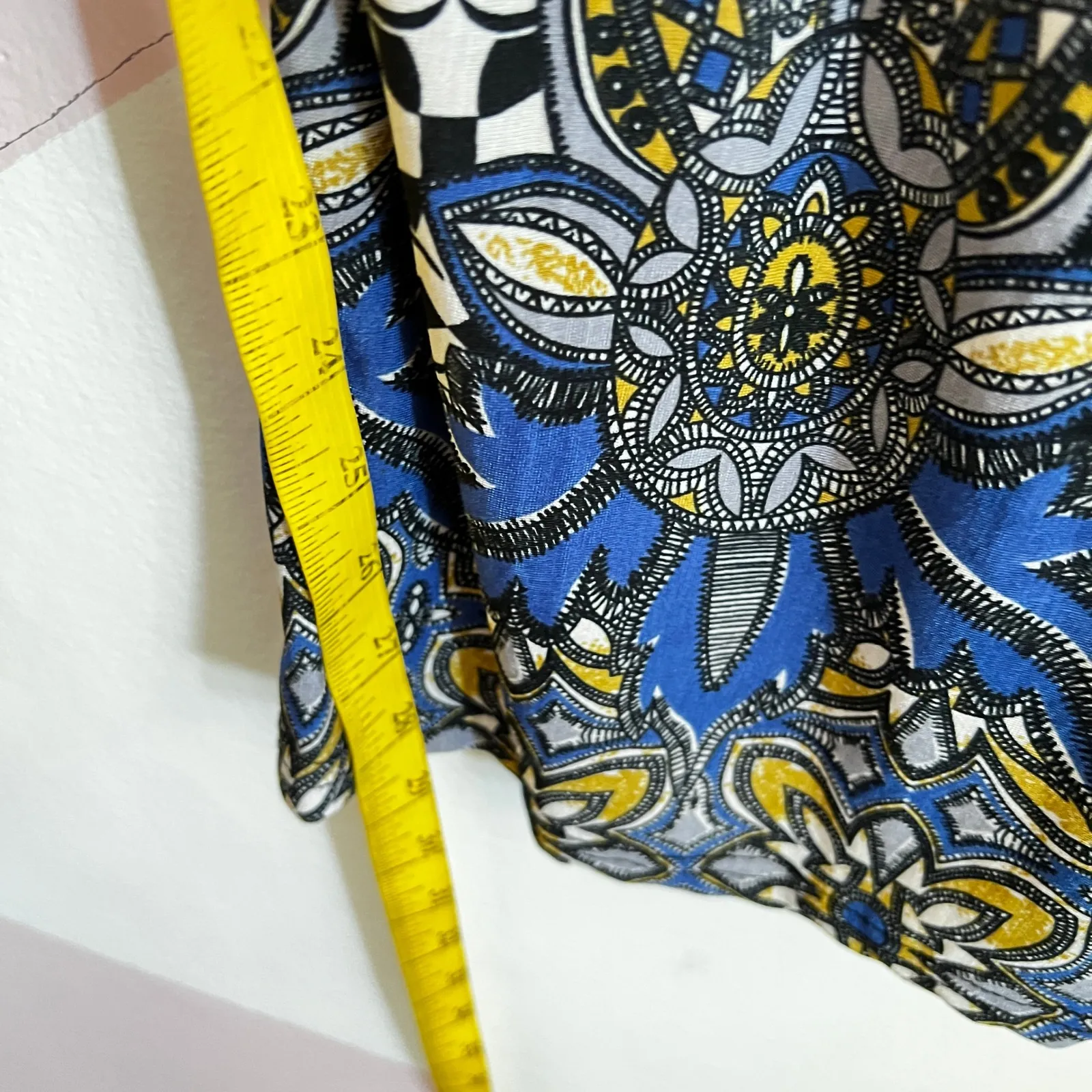 WinWin Bell Sleeve Tunic Top Floral Boho Bohemian Festival Western S-M - Image 6