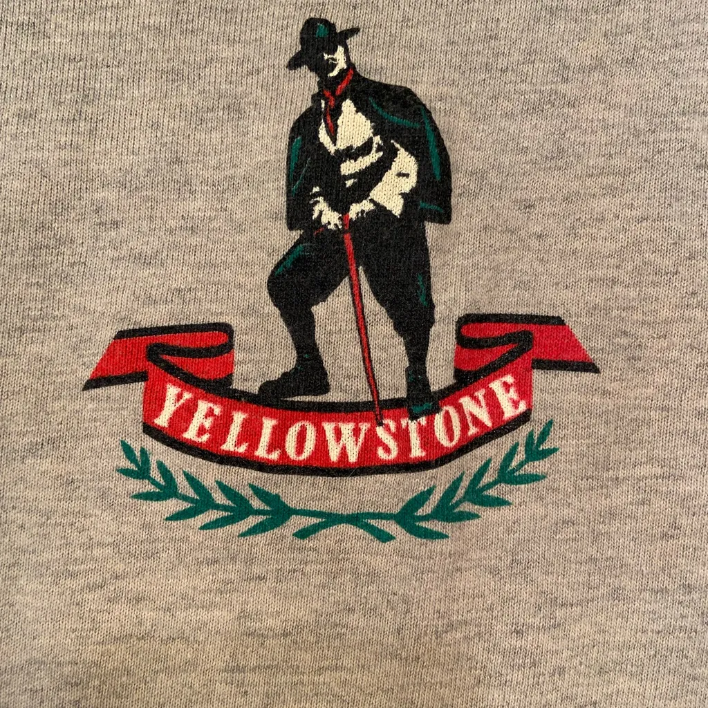 Yellowstone short‎ sleeve Tee, cotton, Size Medium Tan - Image 3