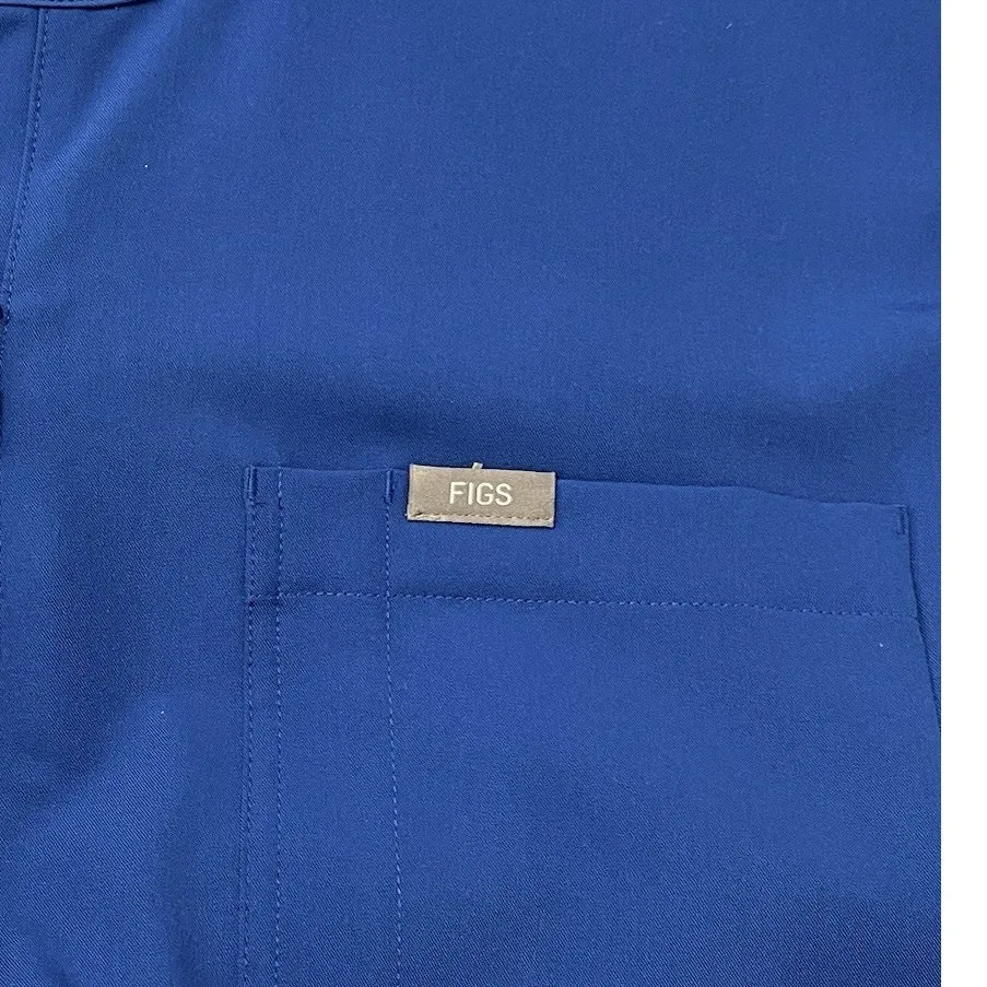 Figs Rafaela Cargo Scrub Jumpsuit XL Royal blue Technical Collection Jogger - Image 8