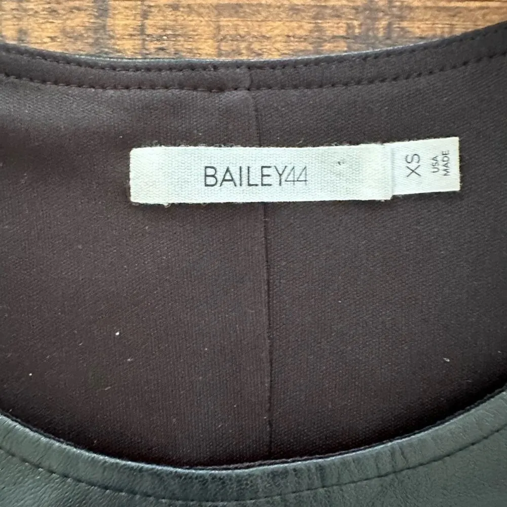 Bailey 44 Leather and Wool Like Sheath Dress- EUC - Image 4