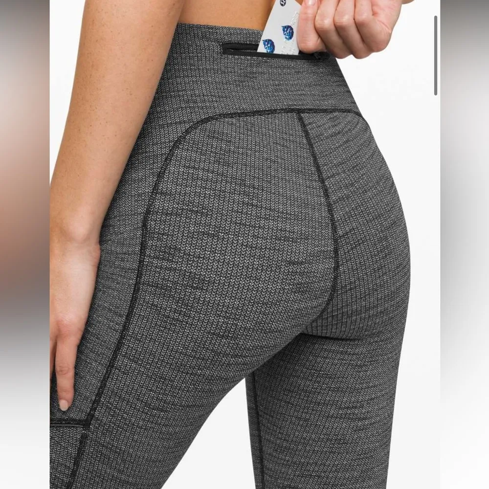 Lululemon Speed Up Tight 28” Full-On Luxtreme Luon Size 8 Gym Goth Meets Pilates - Image 14